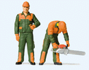 Preiser G 44912 Modern Lumberjacks, Set