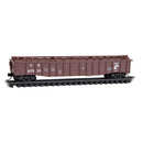 Micro Trains Line #106 00 270 	50' Steel 14-Panel Covered Gondola w/Fixed Ends - Ready to Run -- Conrail #617210 (Boxcar Red), N Scale