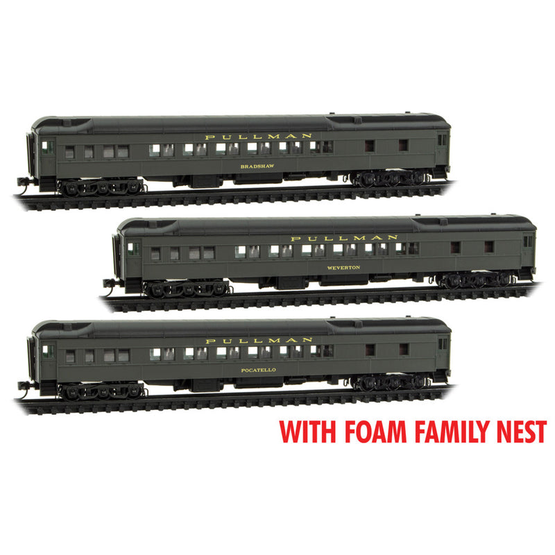 Micro-Trains 993 02 251 Heavyweight Sleeper Car FOAM, Union Pacific, N Scale (3)