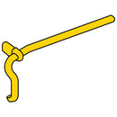 PREORDER Micro-Trains N 499 20 752 A Coupler Cut Levers Yellow (10 pairs) | 9.45