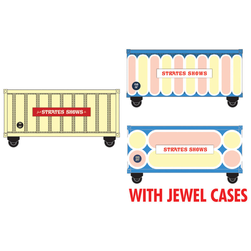 PREORDER Micro-Trains N 983 02 272 20' Containers Strates Shows Container 3-Pack