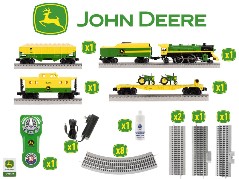 Lionel O 2423070 John Deere Steam Freight LionChief Set