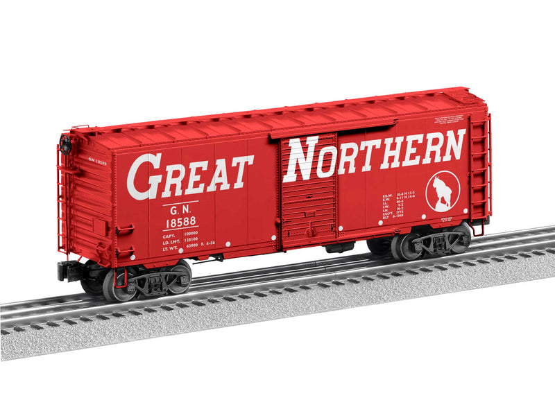 PREORDER Lionel 2426040 O PS-1 Boxcar with FreightSounds(R) - 3-Rail - Ready to Run - Great Northern