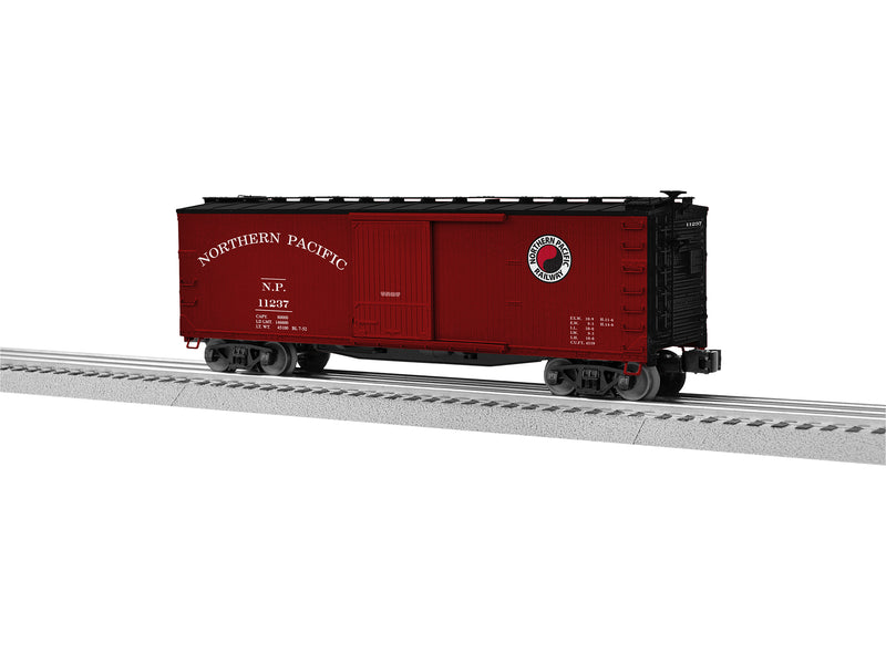 PREORDER Lionel 2426200 O Double-Sheathed Wood Boxcar - 3-Rail - Ready to Run - Northern Pacific