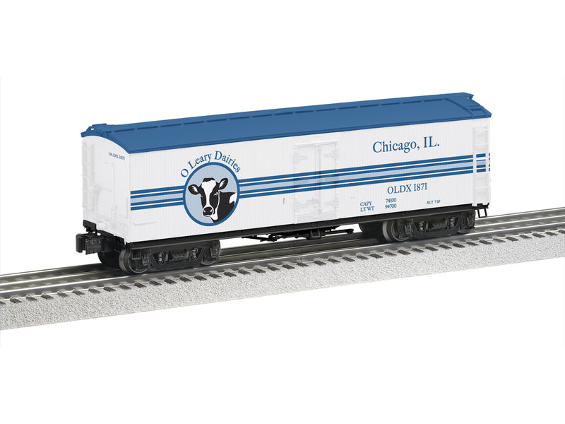 PREORDER Lionel 2426520 O Wood Milk Car - 3-Rail - Ready to Run - O' Leary Dairies