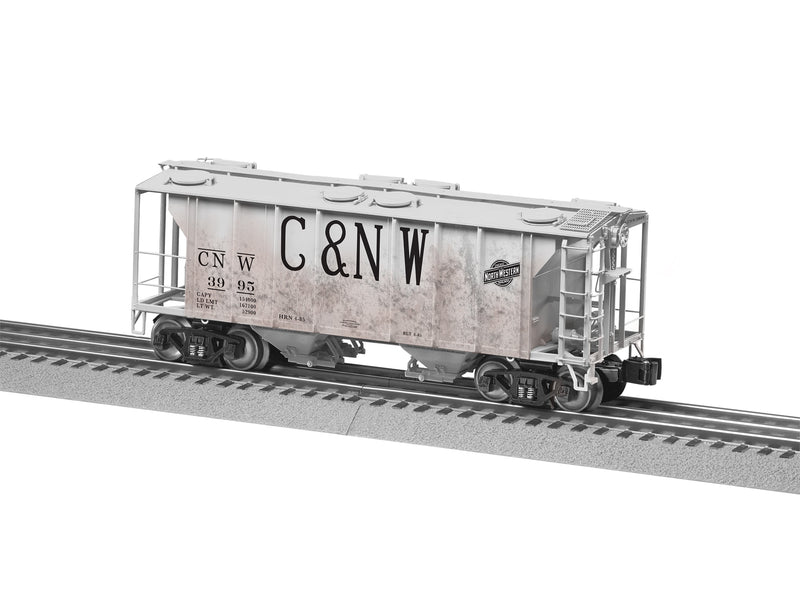 Lionel O 2426621 PS-2 2-Bay Covered Hopper, 3-Rail, Chicago & North Western