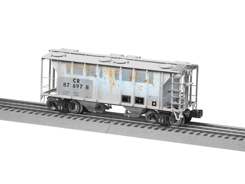 PREORDER Lionel 2426631 O PS-2 2-Bay Covered Hopper - 3-Rail - Ready to Run - Conrail