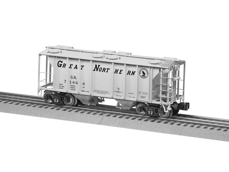 PREORDER Lionel 2426640 O PS-2 2-Bay Covered Hopper - 3-Rail - Ready to Run - Great Northern