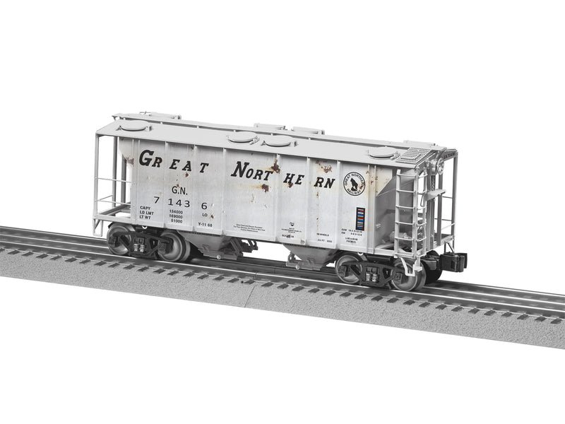 PREORDER Lionel 2426641 O PS-2 2-Bay Covered Hopper - 3-Rail - Ready to Run - Great Northern