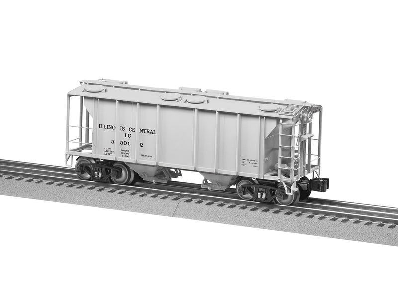 Lionel O 2426650 PS-2 2-Bay Covered Hopper, 3-Rail, Illinois Central