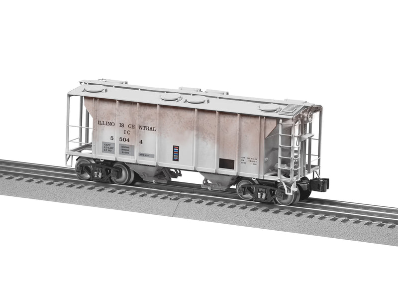 PREORDER Lionel 2426651 O PS-2 2-Bay Covered Hopper - 3-Rail - Ready to Run - Illinois Central