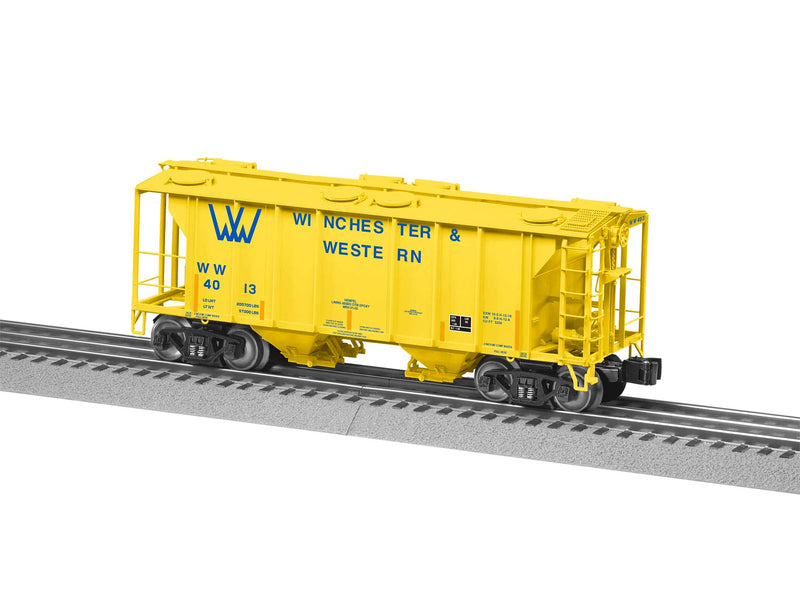 PREORDER Lionel 2426670 O PS-2 2-Bay Covered Hopper - 3-Rail - Ready to Run - Winchester & Western