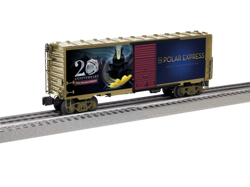 PREORDER Lionel 2426800 O PS-1 40' Boxcar - 3-Rail - Ready to Run - The Polar Express(TM) Christmas (20th Anniversary, blue, gold, red)