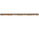 PREORDER Lionel 2427080 O 21" Smooth-Side RPO, Coach, Dome, Observation 4-Car Set - 3-Rail - Ready t - Great Northern (Empire Builder. Omaha Orange, Pullman Green, yellow)