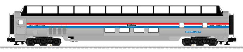 Lionel O 2427170 StationSounds Dome Car, Amtrak "Ocean View"