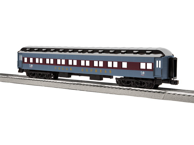 PREORDER Lionel 2427300 O Heavyweight 18" Coach - 3-Rail - Ready to Run - The Polar Express(TM) (20th Anniversary, blue, red)