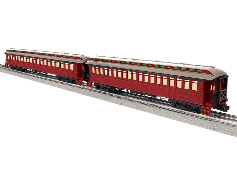 PREORDER Lionel 2427350 O Wood Coach w/Semi Vestibule 2-Pack - 3-Rail - Ready to Run - New York Central