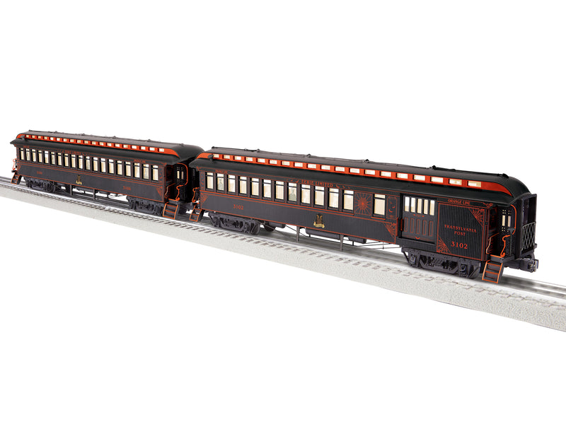 PREORDER Lionel 2427660 O Wood Coach & Combine Set B - 3-Rail - Ready to Run - Eerie