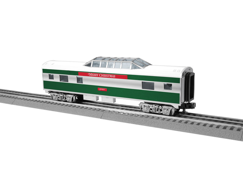 Lionel O 2427920 Vista Dome Car, Christmas (Spirit)