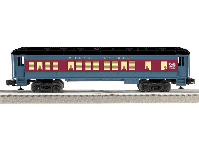 Lionel O 2427990 20th Anniversary Black Roof Coach, Polar Express