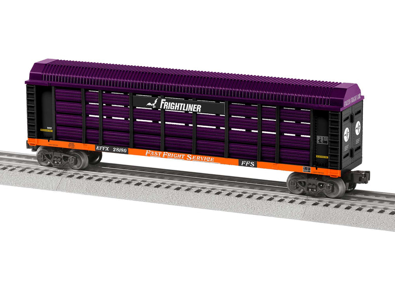 PREORDER Lionel 2428180 O Enclosed Auto Rack - 3-Rail - Ready to Run - Frightliner