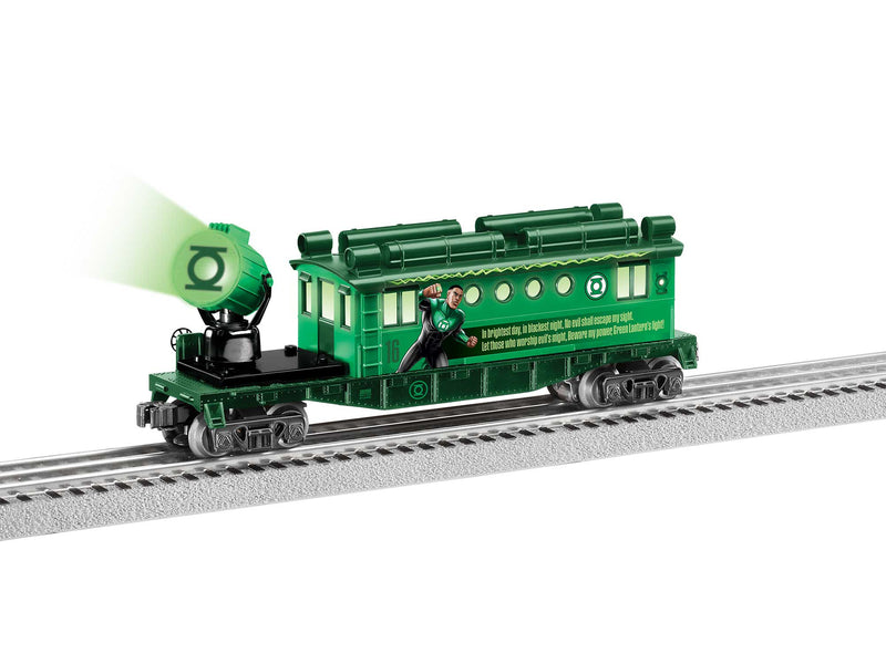 PREORDER Lionel 2428300 O Searchlight Caboose - 3-Rail - Ready to Run - Green Lantern Power Ring (green)