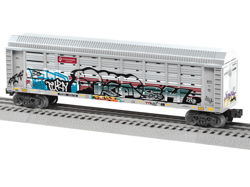 PREORDER Lionel 2428390 O Enclosed Auto Rack - 3-Rail - Ready to Run - Ferromex TTGX