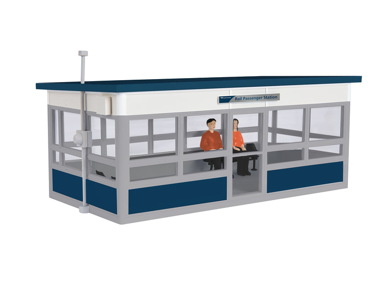 PREORDER Lionel 2430030 O Amtrak Passenger Shelter - Assembled - 5 x 2-1/2 x 2"  12.7 x 6.4 x 5.1cm