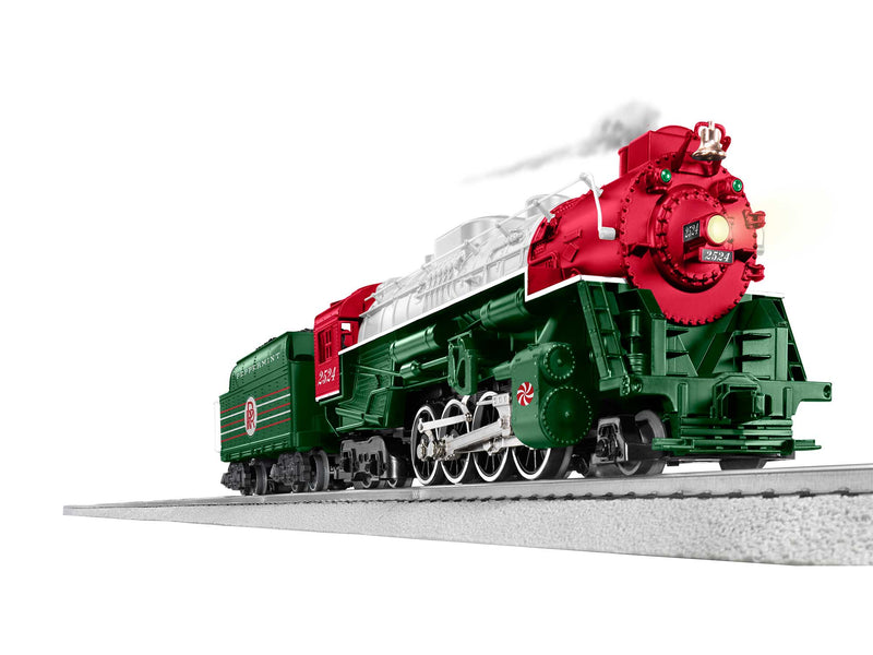 PREORDER Lionel 2432110 O 2-8-4 Berkshire - 3-Rail - LionChief Plus 2.0 Smoke, Sound and Control - Peppermint Railroad