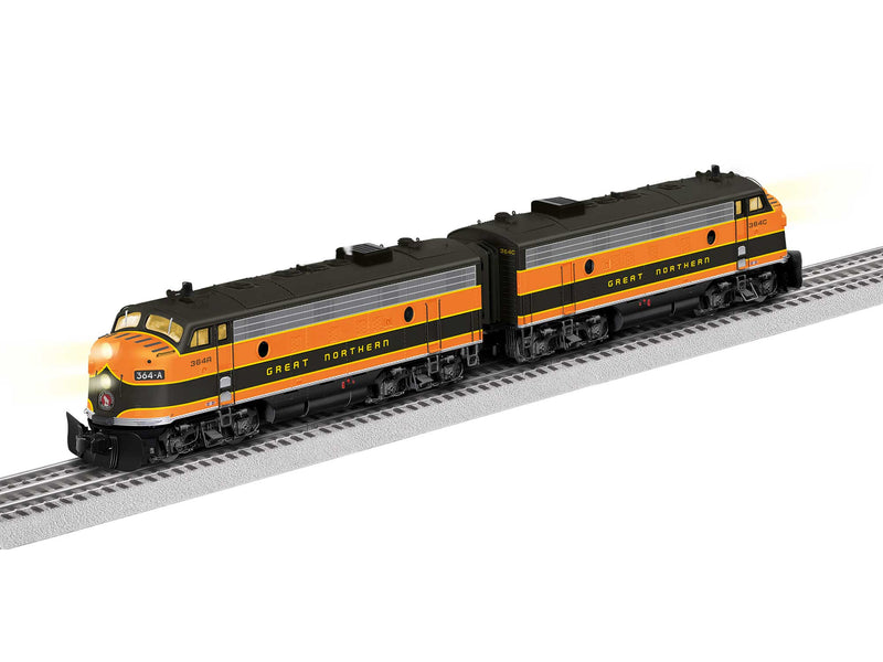 PREORDER Lionel 2433200 O EMD F7 A-A Set - 3-Rail w/Legacy Sound, Control & Smoke - Great Northern