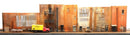Downtown Deco HO DD1056 Factory Flat Kit, 25 x 1/2" 63.5 x 1.3cm