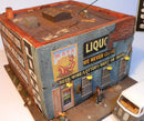 Downtown Deco HO DD1065 Cast Hydrocal Kit, Fat Lou's Building, 4 x 4-1/2" 10.2 x 11.4cm