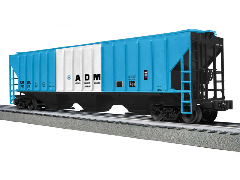 PREORDER Lionel 2442119 O PS-2CD Covered Hopper - 3-Rail - Ready to Run - Archer-Daniels-Midland CRDX