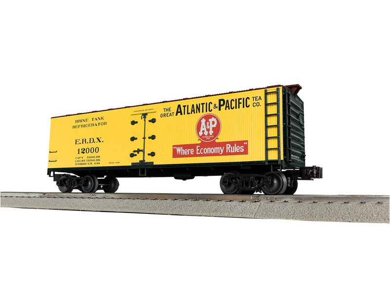 PREORDER Lionel 2442211 O Wood Reefer w/Vertical Siding - 3-Rail - Ready to Run - Atlantic & Pacific ERDX