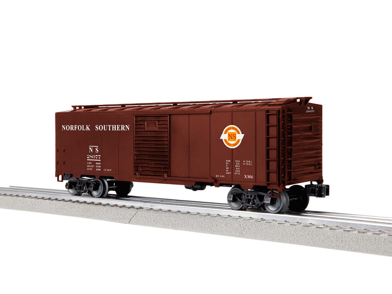 Lionel O 2442282 AAR 40' Steel Boxcar, 3-Rail, Original Norfolk Southern