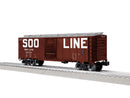 PREORDER Lionel 2442292 O AAR 40' Steel Boxcar - 3-Rail - Ready to Run - Soo Line