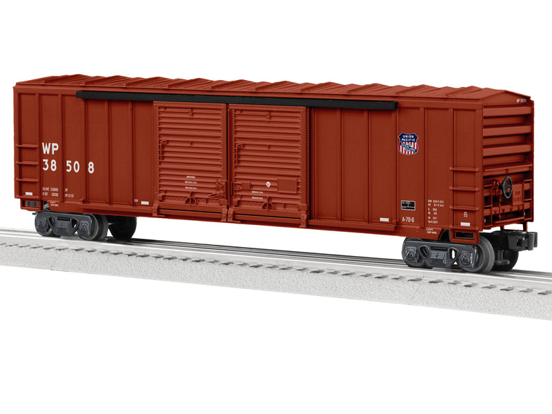 PREORDER Lionel 2443021 O 50' Double-Door Rib-Side Boxcar - Standard O 3-Rail - Ready to Run - Union Pacific WP
