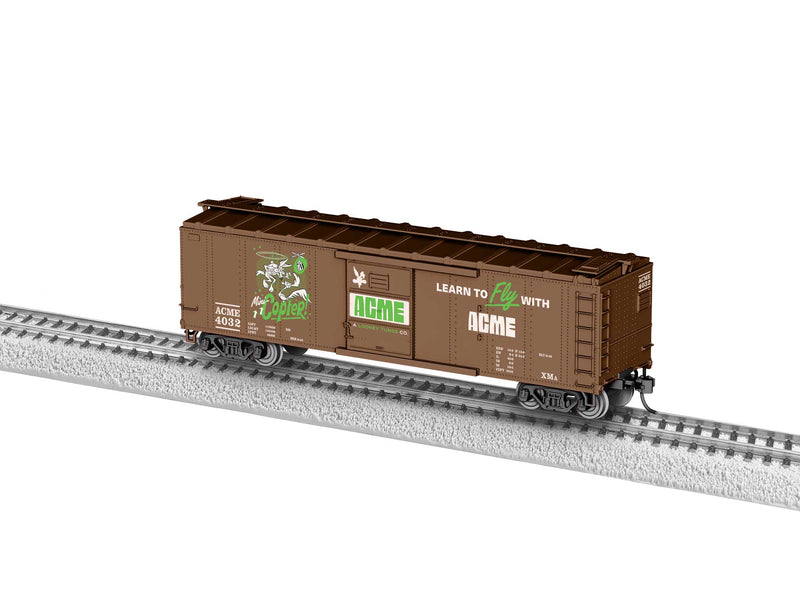 PREORDER Lionel 2454230 HO 40' Steel Flat-End Boxcar - Ready to Run -- ACME