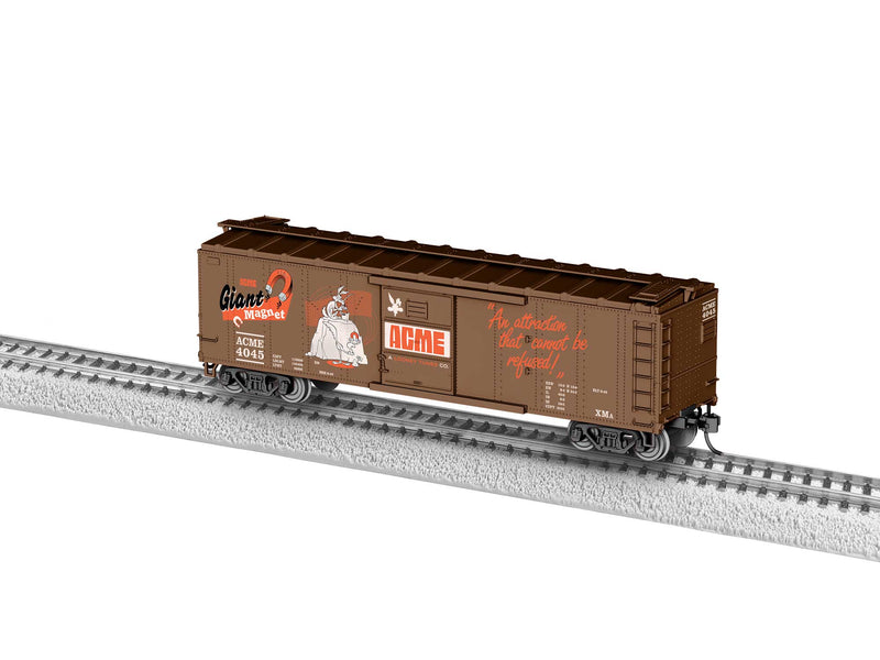 PREORDER Lionel 2454240 HO 40' Steel Flat-End Boxcar - Ready to Run -- ACME