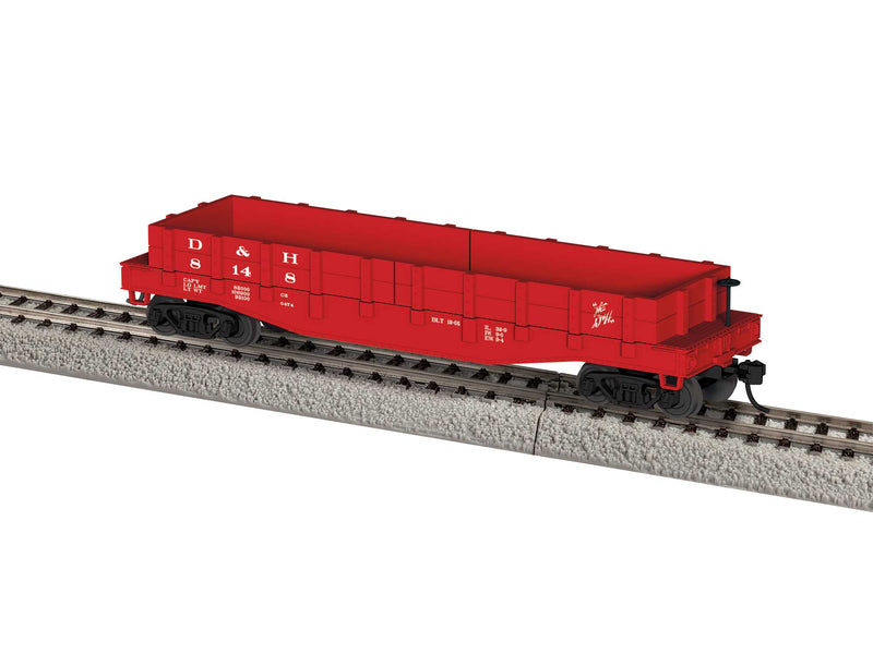 PREORDER Lionel 2454260 HO 40' Flatcar w/Wood Sides (Gondola) - Ready to Run -- Delaware & Hudson