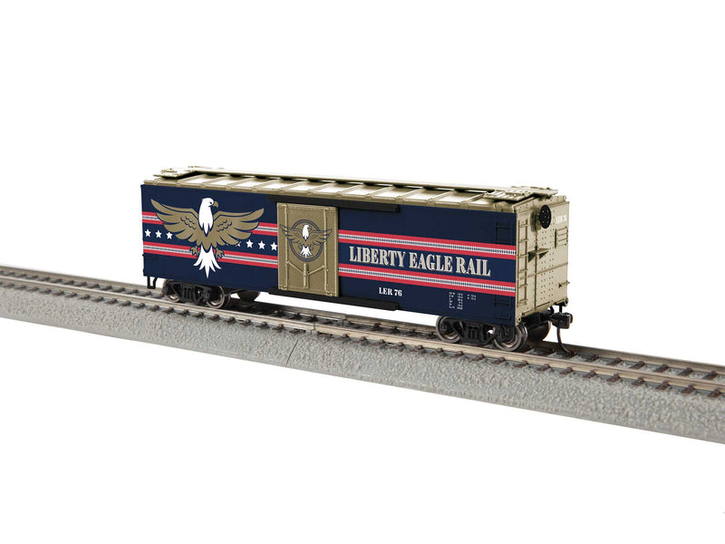 PREORDER Lionel 2454370 HO 40' Steel Reefer - Ready to Run -- USA Liberty Eagle Rail