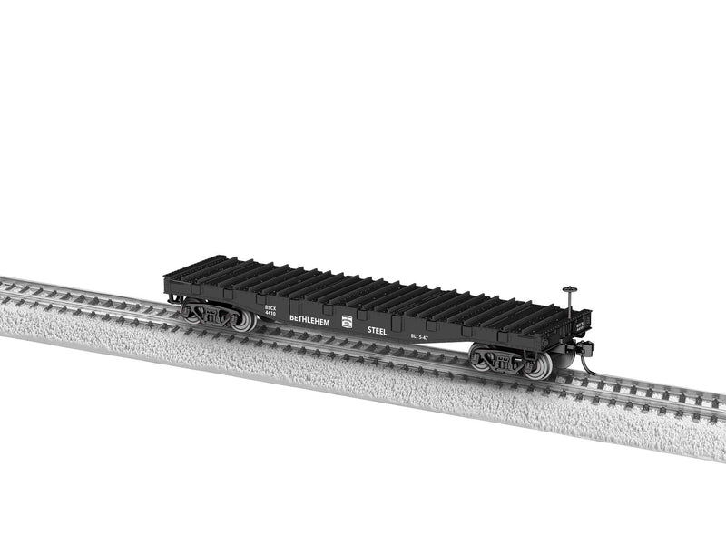 PREORDER Lionel 2454410 HO 40' Steel-Deck Steel Mill Flatcar - Ready to Run -- Bethlehem Steel