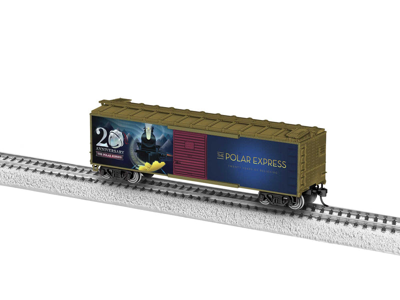 PREORDER Lionel 2454470 HO 40' Boxcar - Ready to Run - The Polar Express(TM) (20th Anniversary, blue, gold)