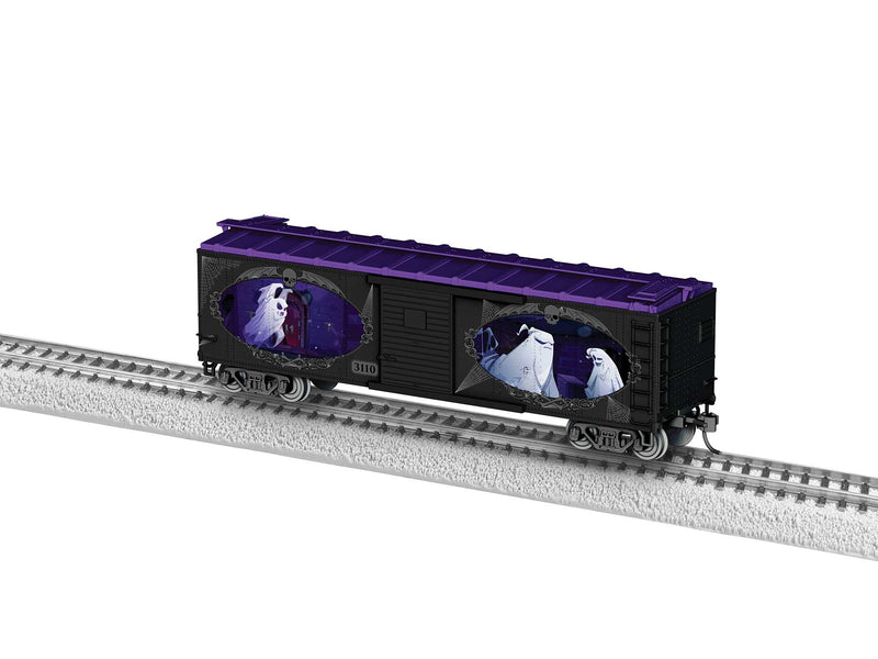 PREORDER Lionel 2454550 HO 40' Steel Flat-End Boxcar with Sound - Ready to Run - The Polar Express(TM) -- Halloween
