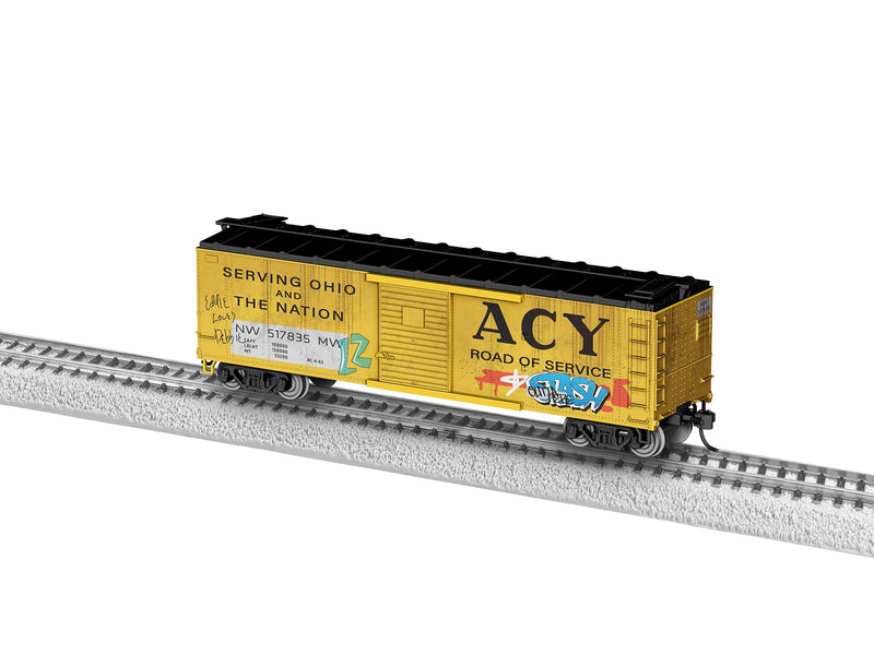 PREORDER Lionel 2454720 HO 40' Steel Flat-End Boxcar - Ready to Run -- Akron, Canton & Youngstown
