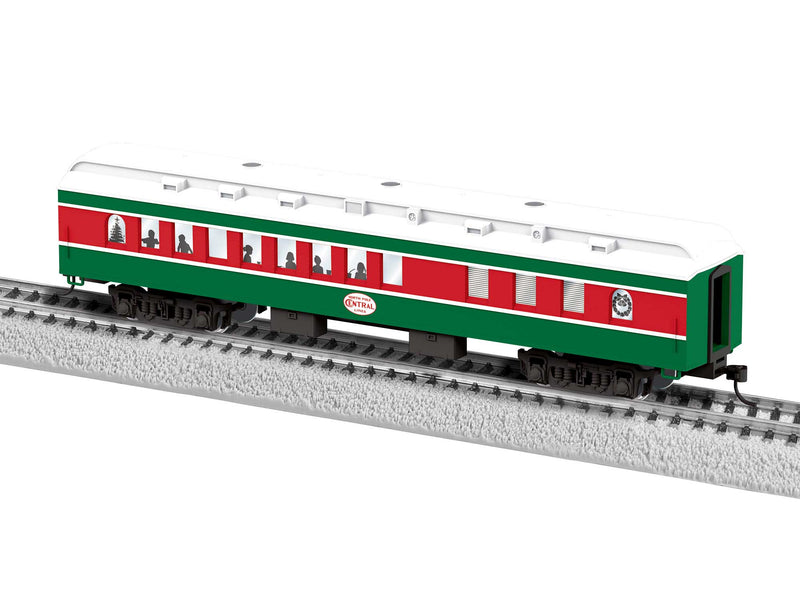 PREORDER Lionel 2455210 HO Heavyweight Diner - Ready to Run -- North Pole Central (green, red, white)