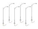 Lionel HO 2456136 Single-Arm Extended-Mast Warm White LED Street Light/Lamp Gray Mast (6)