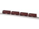 Lionel HO 2474121 G38B Ore Car, Conrail (Brown A) 4 Pack 1 Road