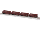 Lionel HO 2474131 G38B Ore Car, Conrail (Brown B) 4 Pack 1 Road