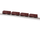 PREORDER Lionel HO 2474132 G38B Ore Car, Conrail (Brown B) 4 Pack 2 Road